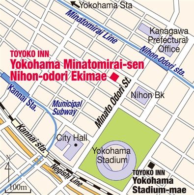 Toyoko Inn Yokohama Minatomirai-Sen Nihon-Odori Ekimae Экстерьер фото